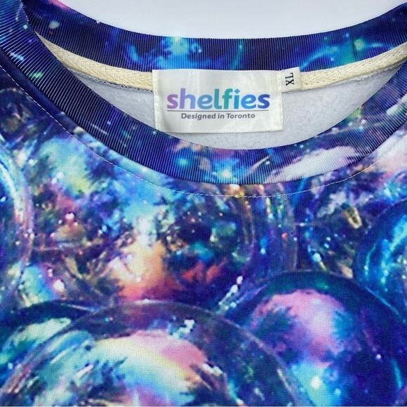 Shelfies Sweatshirt Unisex XL Bubble Invasion - Picture 2 of 4